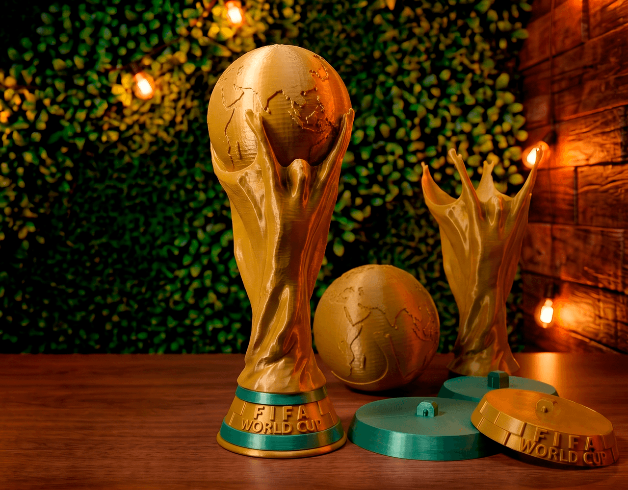 COPA DEL MUNDO - CORTADA PRA BAMBULAB A1 (o impresoras con 256mm de alto en Z)