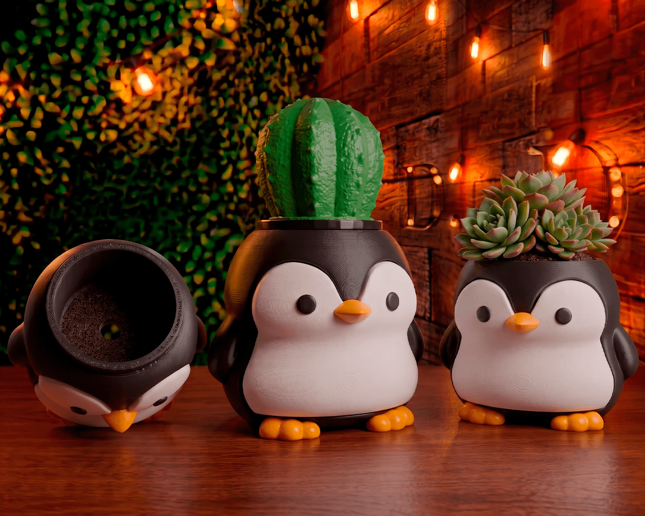 MACETA PINGUINO